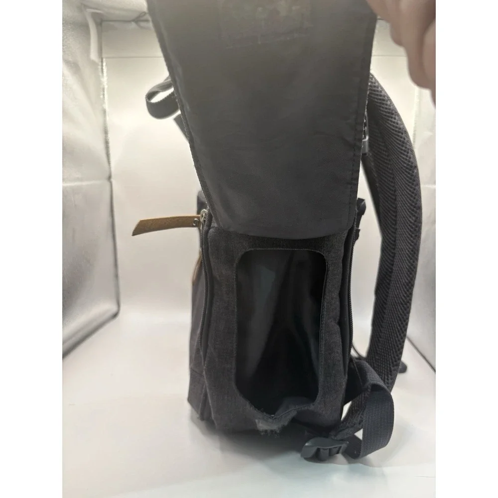 Eddie Bauer Canyon Summit Convertible Diaper Bag Backpack Charcoal Gray